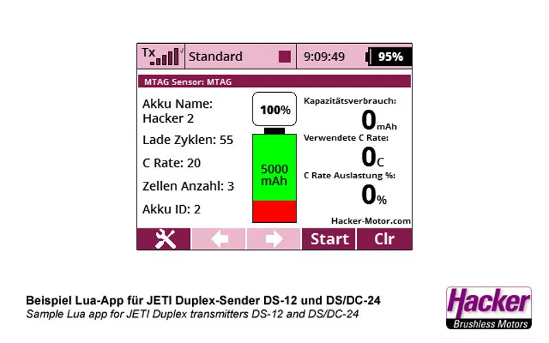 Jeti Duplex 2.4 EX TopFuel MTAG Battery Reader