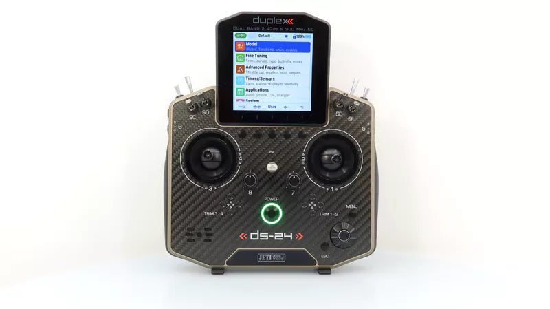 Jeti - Transmitter Duplex DS-24 II Carbon Line Multimode - Bronze (With Receiver REX 12 Assist)