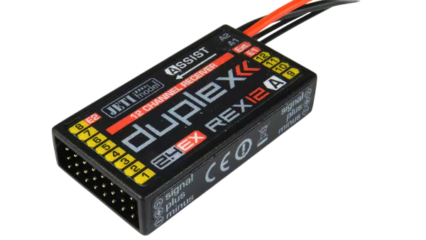 Jeti - Émetteur Duplex DC-24 II Carbon Line Multimode - Ruby (Avec Récepteur REX 12 Assist)
