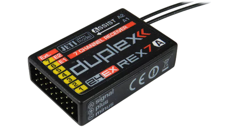 Jeti - Émetteur Duplex DC-24 II Carbon Line Multimode - Ruby (Avec Récepteur REX 12 Assist)