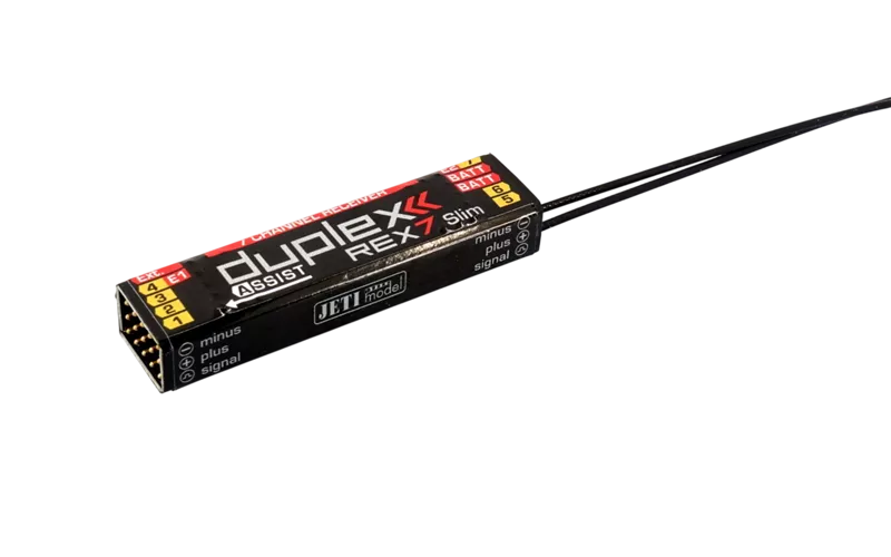 Jeti - Émetteur Duplex DC-24 II Carbon Line Multimode - Ruby (Avec Récepteur REX 12 Assist)