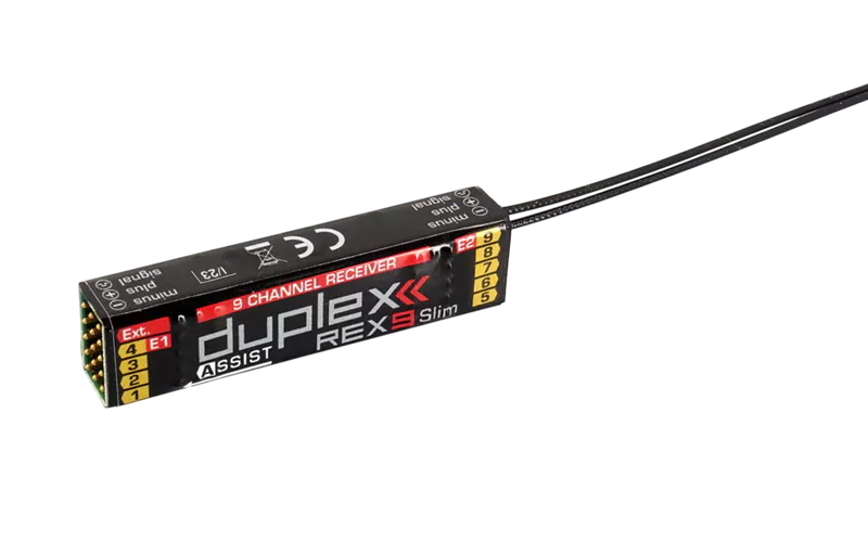 Jeti DUPLEX 2.4EX Receiver REX 9 Slim Assist