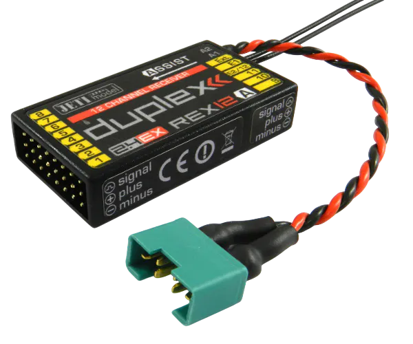 Jeti - Émetteur Duplex DC-24 II Carbon Line Multimode - Ruby (Avec Récepteur REX 12 Assist)