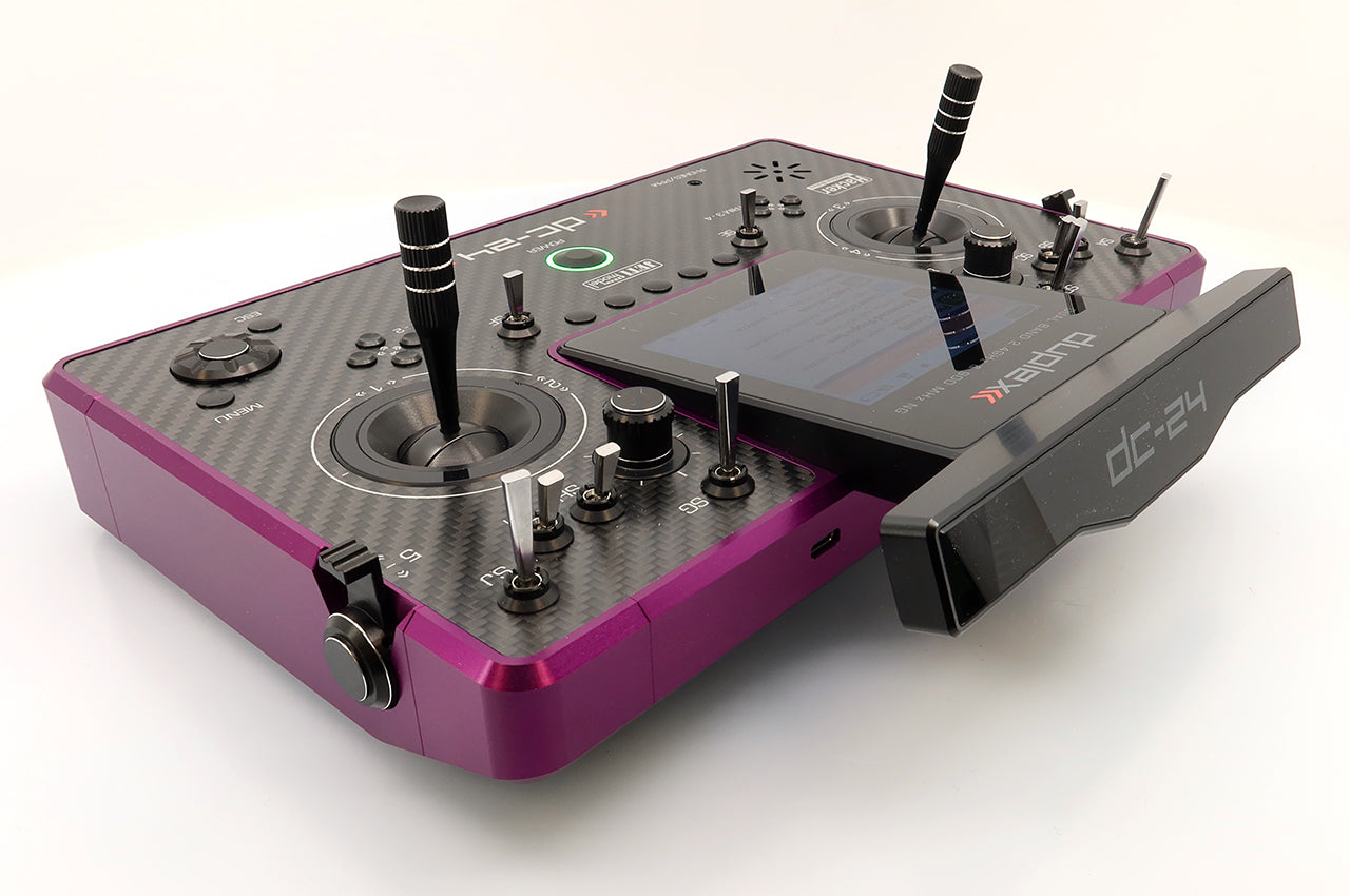 Jeti - Transmitter Duplex DC-24 II Carbon Line Multimode - Ruby (With Receiver REX 12 Assist)