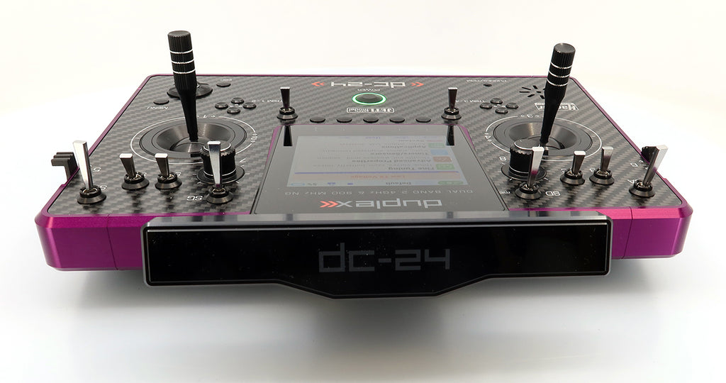 Jeti - Transmitter Duplex DC-24 II Carbon Line Multimode - Ruby (With Receiver REX 12 Assist)
