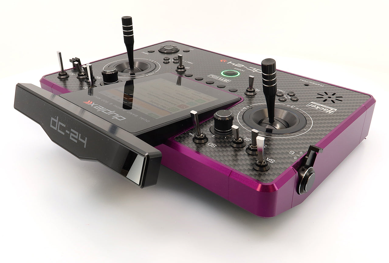 Jeti - Transmitter Duplex DC-24 II Carbon Line Multimode - Ruby (With Receiver REX 12 Assist)