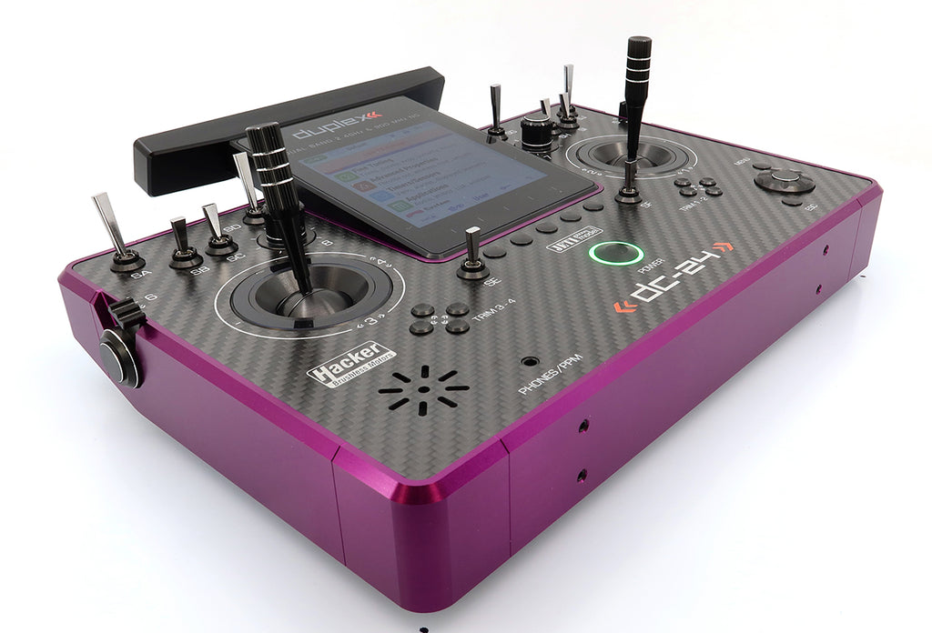 Jeti - Transmitter Duplex DC-24 II Carbon Line Multimode - Ruby (With Receiver REX 12 Assist)